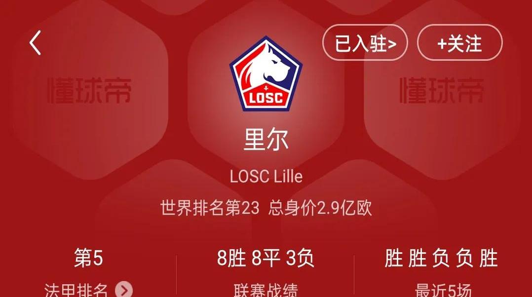 关于里尔豪取连胜，冲击法甲榜首位置的信息