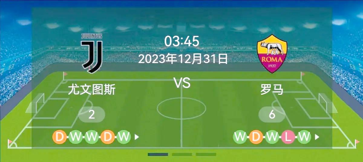 罗马尤文图斯新赛季首度交锋，胜者将夺榜首宝座